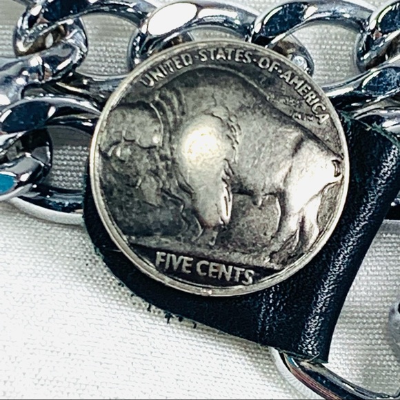 Vest Extenders - genuine Buffalo/Indian head nickel - Picture 4 of 10